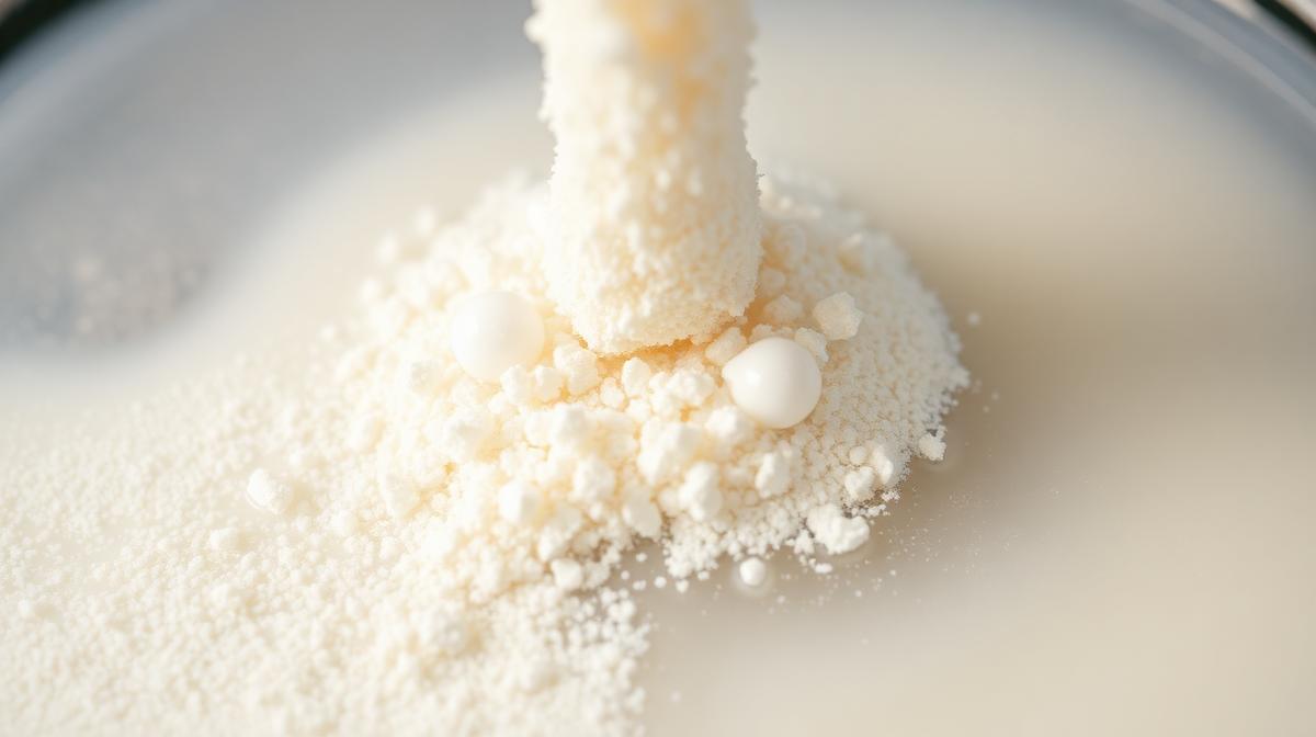 Guar gum powder dissolving into viscous fracturing fluid gel for proppant suspension